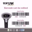 Picture of OSCAR UniLite II BT - Area Imager 2D QR 1D - Bluetooth Wireless Barcode Scanner Black