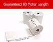 Picture of OSCAR Receipt Thermal POS Paper Roll 80mm, Bill Paper Receipt Roll 80 METERS Guaranteed Length, Thermal Receipt Cash Register Paper Roll for OSCAR EPOS E-POS Epson Star Fujitsu Sewoo POS Printers (30)